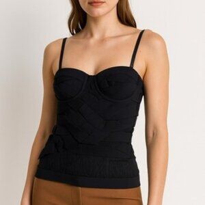 La Perla corset black top size 36